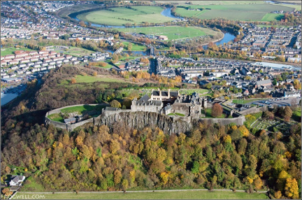 Stirling Castle from the air